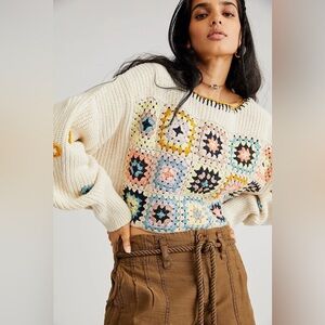 FP - Dahlia Crochet Pullover‎